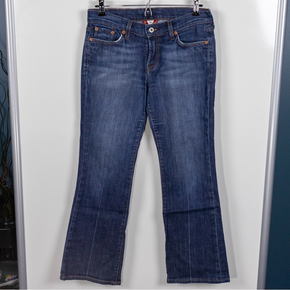 Y2K Lucky Brand Bootcut Embroidered Low Rise Jeans
